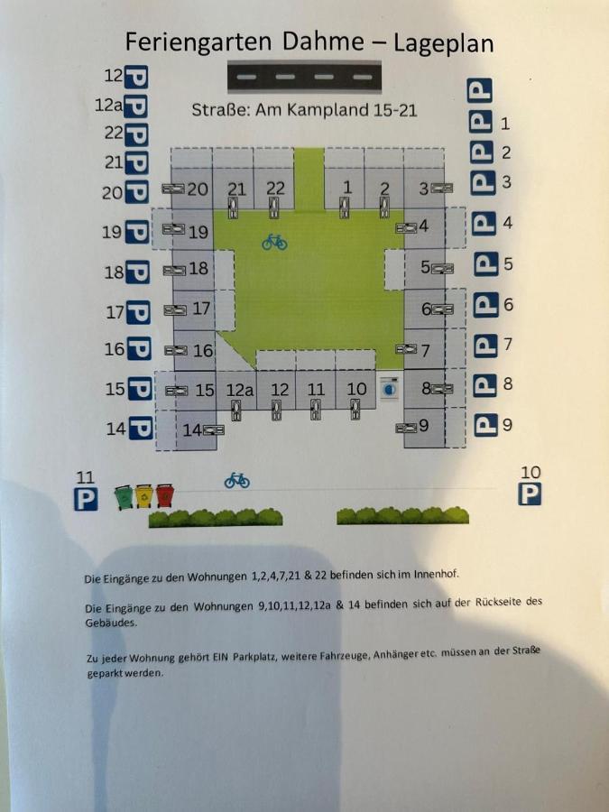 Feriengarten Dahme W 20 Kültér fotó